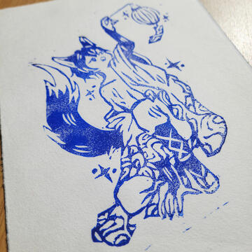 Linogravures renard Linogravures renard