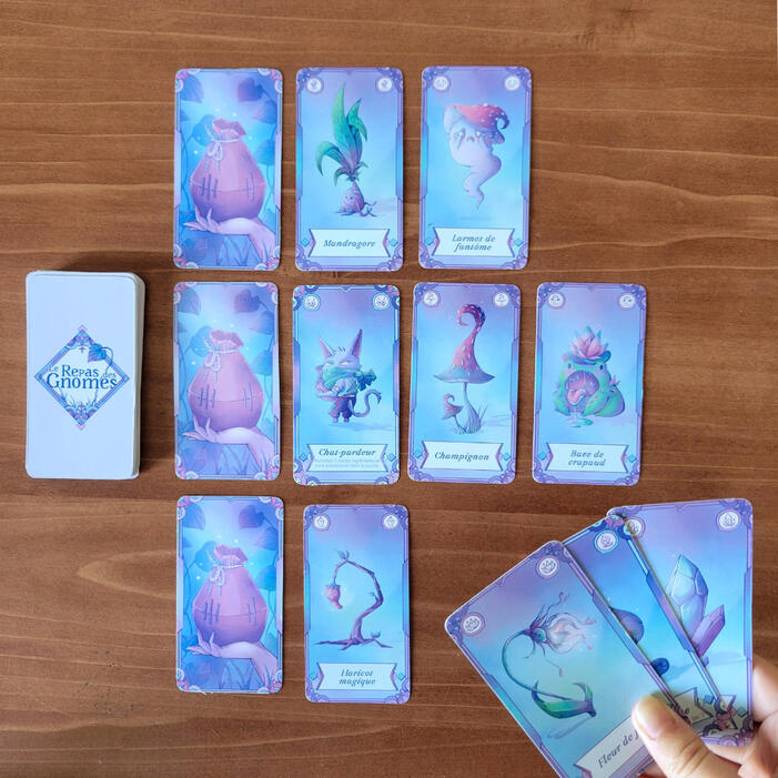 Exemple de plateau en cours de partie